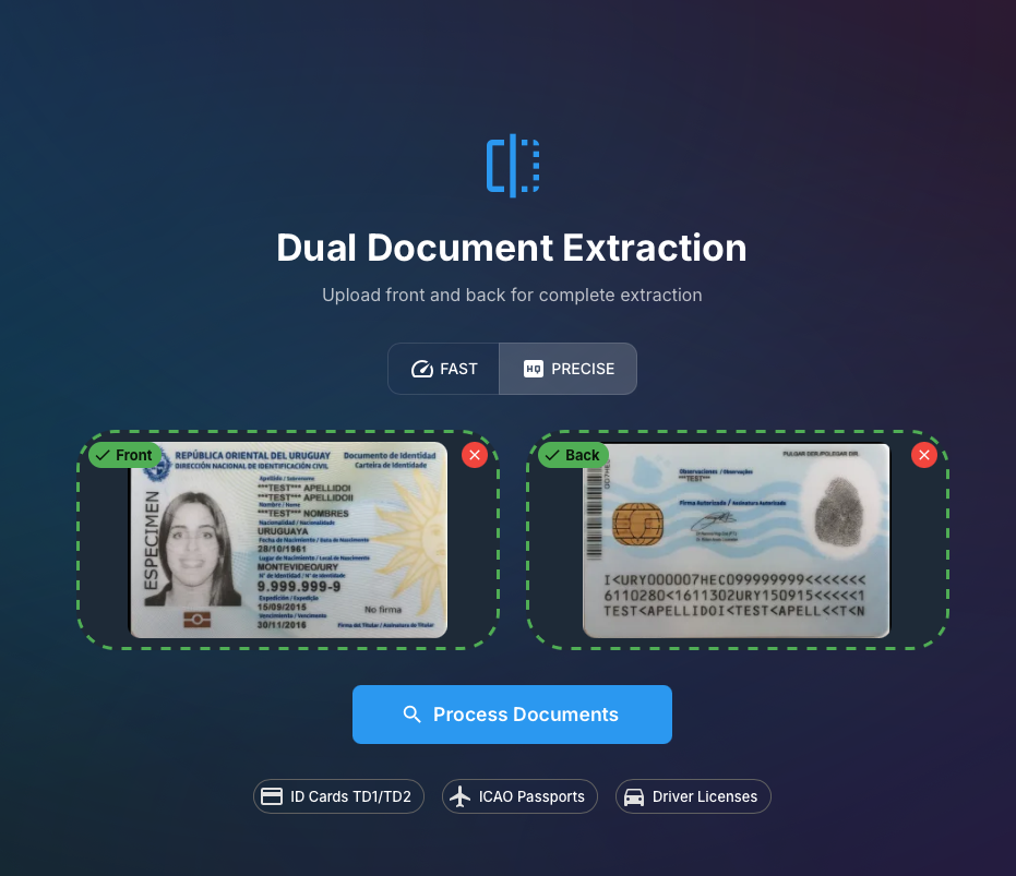 Dual Document Extraction
