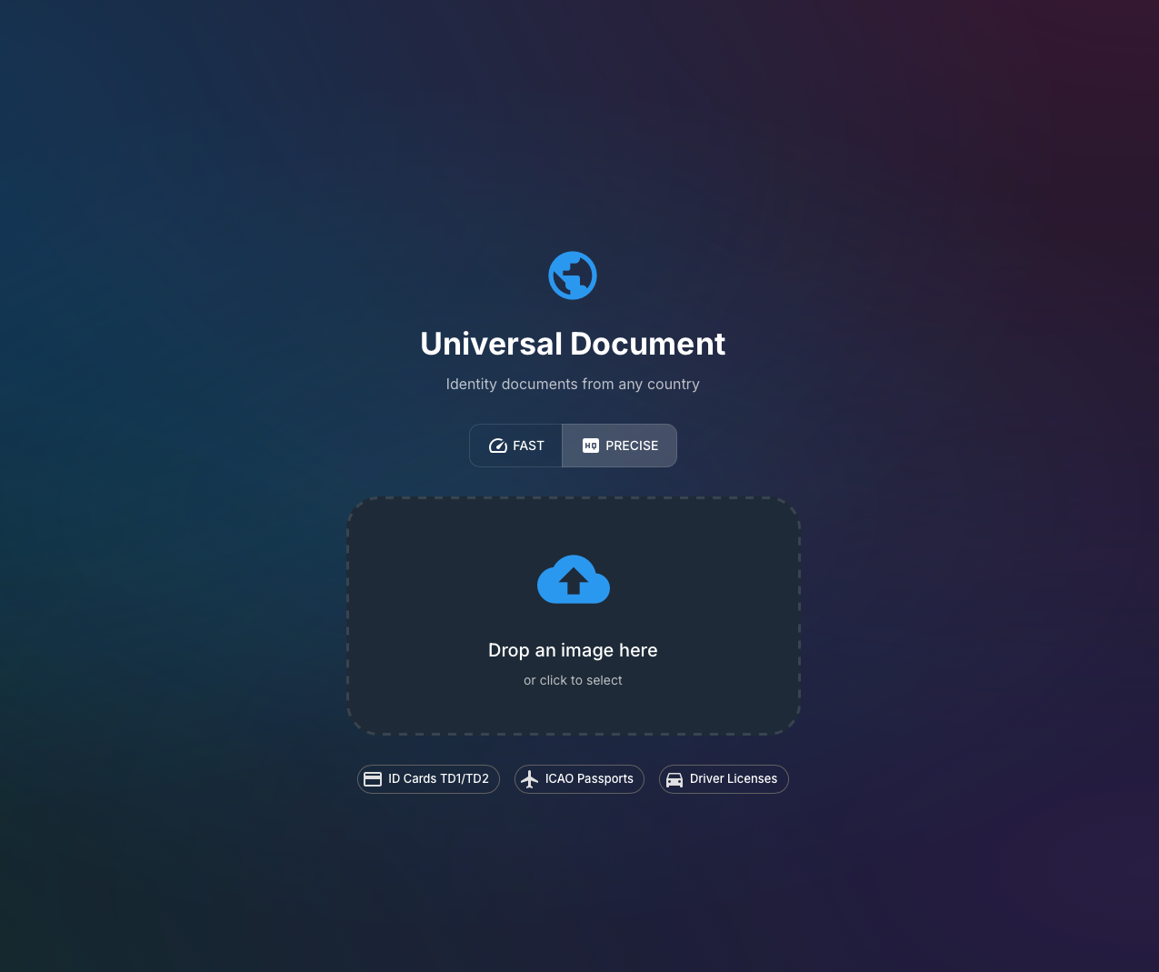 Universal Document Extraction